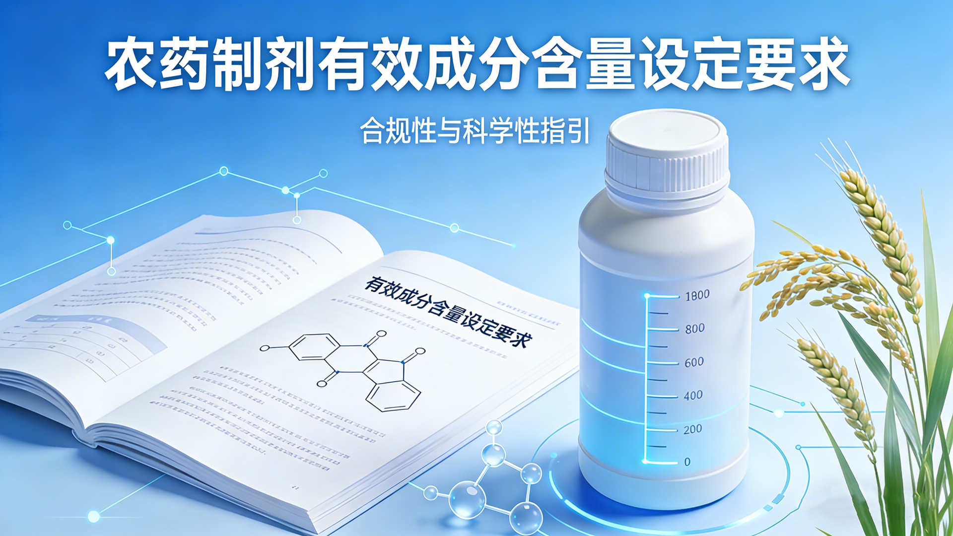 农药制剂有效成分含量设定的有关要求