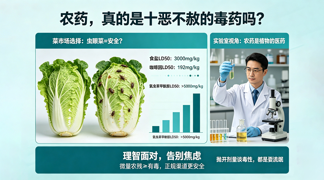 抛开剂量谈毒性，是对农药最大的误解