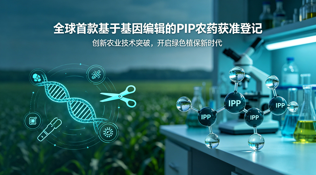 全球首款基于基因编辑的PIP农药获准登记