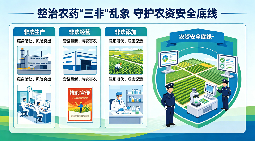 整治农药“三非”乱象，守护农资安全底线